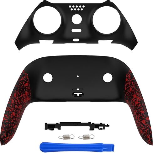قشرة زخرفية أعلى قاع قاع متطرفة متوافقة مع P S 5 EDGE Controller DIY البديل المقاطع الأمامية خلفية القشرة ، غطاء أطباق حمراء مخصصة متوافقة مع P S 5 EDGE CONTROLLER in Kuwait