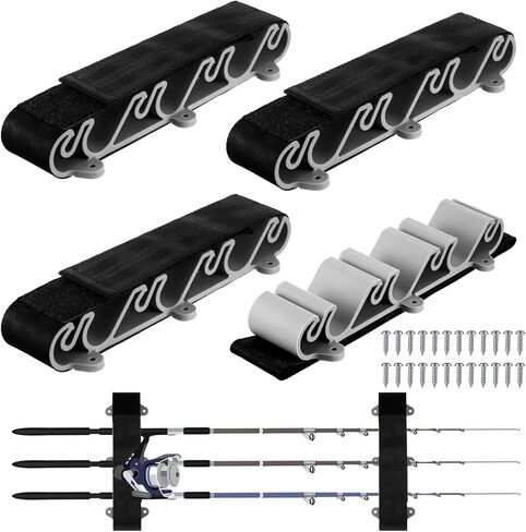 4 أجهزة كمبيوتر مثبتة حامل قضبان صيد قارب لقوارب الصيد الرأسية لرفع حزام قطب التخزين لسطح القارب in Kuwait