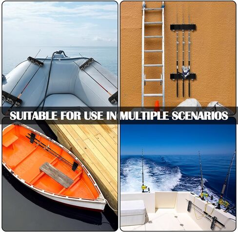 4 أجهزة كمبيوتر مثبتة حامل قضبان صيد قارب لقوارب الصيد الرأسية لرفع حزام قطب التخزين لسطح القارب in Kuwait