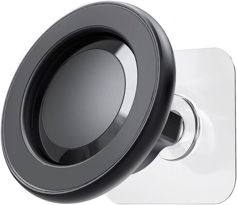 for MagSafe Wall Mount Magnetic Phone Holder Includes All Smartphone Compatible Rings (Self-Adhesive), 360 Degree Free Rotation, Shower Mirror,Bathroom,Kitchen (Black) in Saudi Arabia