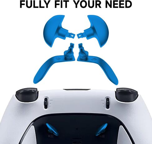 Metal Back Paddles for PS5 Edge Controller, 4PCS Back Buttons Replacement Parts Accessories for PS5 Dual Sense Edge Game Wireless Controller - Red in Kuwait