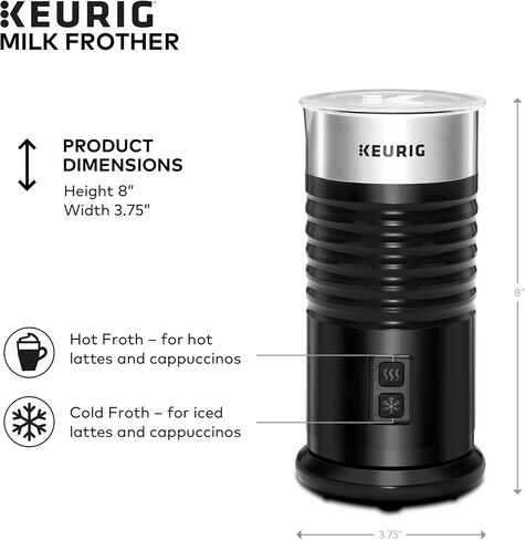 Keurig K-Mini صانع القهوة K-Cup Single ، حليب أسود و Keurig المستقل ، أسود in Kuwait