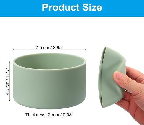 PATIKIL Silicone Boot, Bottom Sleeve Protector, Anti-Slip Protective Sleeve for Water Bottle, Car Travel Cup in Saudi Arabia