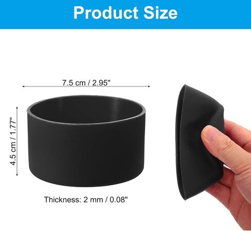 PATIKIL Silicone Boot, Bottom Sleeve Protector, Anti-Slip Protective Sleeve for Water Bottle, Car Travel Cup in Saudi Arabia