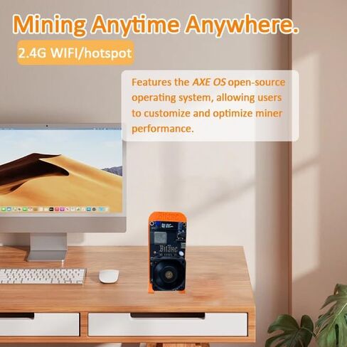 Bitcoins Miner 1.2TH/S Bitaxe Gamma 601 Solo Miner BM1370 Asic Chip 15W/TH BTC Lottery Crypto Miner with Open-Source System Cryptocurrency Asic Bitcoins Mining Machine Micro Silent Home Use in Kuwait