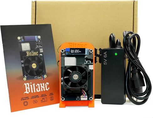 Bitcoins Miner 1.2TH/S Bitaxe Gamma 601 Solo Miner BM1370 Asic Chip 15W/TH BTC Lottery Crypto Miner with Open-Source System Cryptocurrency Asic Bitcoins Mining Machine Micro Silent Home Use in Kuwait
