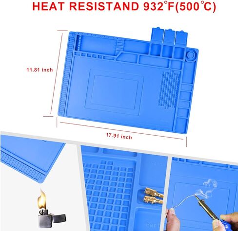 Precision Screwdriver Set, Electronics Repair Tool Kit with Anti Static Mat, ESD Wristband,Fast Home Multi-Types Drivers for Phone, Computer, Laptop (Black) in Kuwait