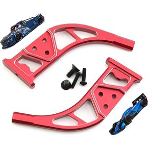 Alloy Rear Wing Support ARA320519 for ARRMA 1/7 Infraction Limitless Felony 6S BLX RC Car Upgrade Parts,Frame Diffuser Supports Upgrade Part (Red)