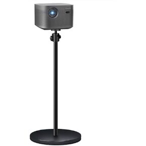 Projector Stand 360° Swivel Adjustable Height L-Shaped Hidden Floor Stand Compatible with XGIMI,Nebula,Dangbei or Any Projectors with 1/4 Thread Mount