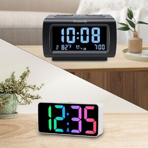 DreamSky Alarm Clock Radio and RGB Digital Clock