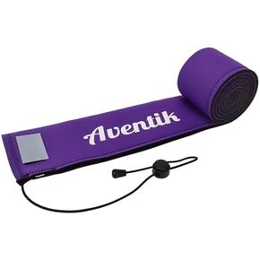 Aventik Rod Sleeve for Fishing Rods, Neoprene Snag Resistant, Floating Cover for 6-9ft Spinning, Casting Rods