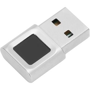 USB Fingerprint Reader for Windows Hello, Portable Security Key Biometric Fingerprint Scanner 0.5 Seconds 360 Degree Detection, for Win 10/11 32/64 Bits