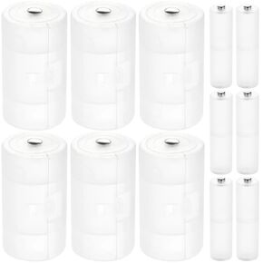 2 AA to D Battery Converter Case & AAA to AA Battery Adapter, 2 AA to D Size Battery Adapter Holder Storage Box for Flashlight (6 Pack)