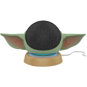 Echo Dot Bundle: Includes Echo Dot (5th Gen, 2022 release) | Charcoal & the Made for Amazon Mandalorian Baby Grogu Stand