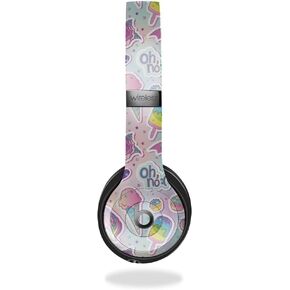 Headphone Skin Compatible with Beats Solo 4 - Unicorn Popsicle - Premium 3M Vinyl Protective Wrap Decal Cover - Easy to Apply | Crafted in The USA by MightySkins