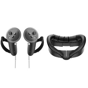 KIWI design G4 Pro Controller Grips Protector Compatible with Meta Quest 3/3S, Accessories Accredited by Meta and V3 Facial Interface, Face Pad Compatible with Meta Quest 3 Accessories