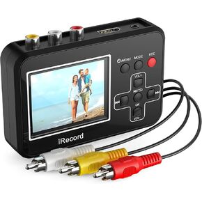 VHS to Digital Converter, Mini Video Capture Device, Record Video from DVD, VCR's, VHS Tapes, Hi8, RCA, TV Box, Camcorder and Gaming Systems