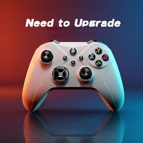 Need to Upgrade Wireless Controller for Xbox Series X/S/Xbox One/Xbox One S/One X Android/PC/Steam Gaming Controller with Dual Vibration/Macro/Turbo/3.5mm Audio Jack White