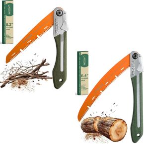 طي Lagom Saw 2 Pack: 11.4 "منحني + 8.2" مستقيم