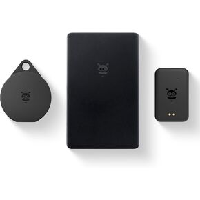 Pebblebee Universal Rechargeable Item Trackers (Clip, Card, & Tag) | 8-18 Month Battery Life | Compatible with iOS & Android Find My Apps | LED & Sound Alerts, Compact, Slim, & Versatile Tracking