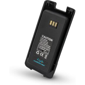 إكسسواري MD-390 7.4V3600MAH حزمة بطارية LI-ION مع منفذ شحن USB-C ، ومؤشر LED مدمج متوافق مع HYT MD-390 و MD-UV390 PLUS DMR ثنائية الاتجاه