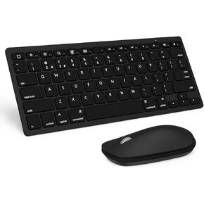 SPARIN Wireless Bluetooth Keyboard and Mouse for iPad (A16) 11th 10th Generation, iPad Air (13/11 inch), iPad Pro 13/12.9/11 inch, iPad 9th 8th Gen, iPad Mini 7th -8.3 inch, Above iOS13- Silver White