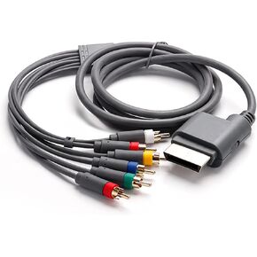 Y.D.F Premium Xbox360 Ypbpr Cable Adapter, Component HD Cable for Classic Xbox360, Support Xbox360 and Xbox360 Slim Console Provide The Best Signal Processing (6 Feet)