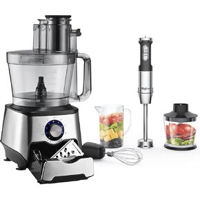 Food Processor and Stick Blender Bundle
