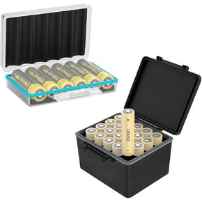 JJC [6 Slots + 20 Slots] 18650 Battery Case Set
