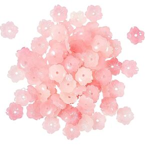 Airssory 1000 pcs راتنجات الغشاء الغامضة قبعات حبة AB ملون مطلي متعدد الحرة حبة حبة نهاية الجرس الكثافة لجمع المجوهرات صنع الحرف اليدوية - 9.5 ملم
