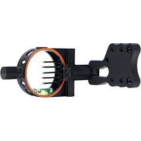 5-Pin Bow Sight with LED Sight Light Reversible Mount Design Archery Sight