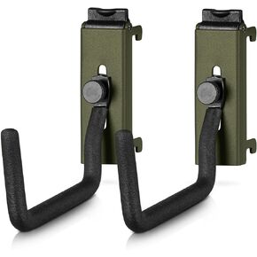 Savior Equipment Wall Rack System Heavy-Duty Steel Tactical J-Hooks for Handgun Pistol Revolver Wall Mount Hanger, Modular Firearms Gun Wall Gear Accessories Organizer