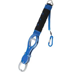 Mioyoow Fish Lip Gripper ، حامل أسماك من سبائك الألومنيوم مع مقياس الوزن ومقبض غير قابل للانزلاق محمولة 57 رطل أدوات وزن الصيد للصيادين والصيادين in Kuwait