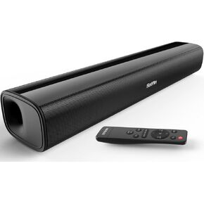 Saiyin Sound Bar,17 inch Sound Bar for Smart TV with Bluetooth 5.3/Optical/AUX Connection, Soundbar for TV/PC/Gaming/Projectors,Wall Mountable & Ultra Compact Design