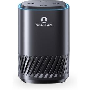 AI Smart Speaker with ChatGPT & Alexa, Dual AI Assistants, Tarot Reading, Language Learning, Smart Home Control, Privacy Protection