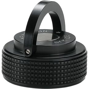 CAMPINGMOON 1LB Propane Cylinder Protect Cap Lid for Camping Gas Fuel Small Tank MAPP Black BKM-102