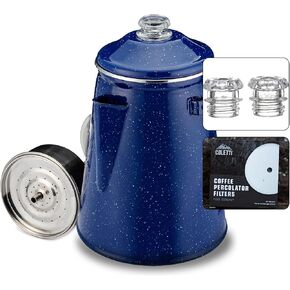 COLETTI Birthday Gifts for Men - Classic Percolator Bundle - Camping Coffee Pot