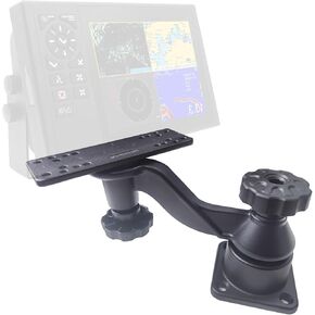 Cross arm Fish Finder Mount HB01, Used to Fix Fish Finder and Chart Plotters, Compatible with More Marine Electronic Devices Such as Garmin, Lowrance, Etc