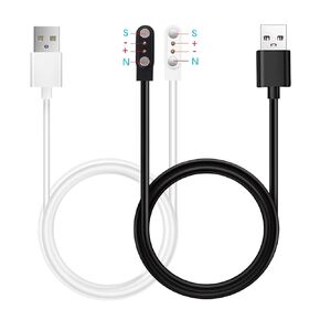 Compatible for ROHS Smart Watch Charger, 2 Pin/2-Pack [Model A + Model B, One fit] 2.8mm Magnetic USB Charging Cable for Smart Watches with ROHS/CE Certification