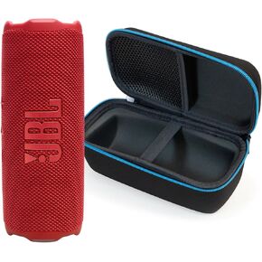JBL FLIP 7 Bluetooth Speaker & divvi! Premium Hard Case Bundle - Black