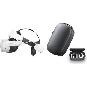 Kiwi Design H4 Boost Battery Head Strap متوافق مع Meta Quest 3 أو Meta Quest 3S والحمل المتوافق مع Quest 3S/Quest 3/Quest 2 و Vision Pro