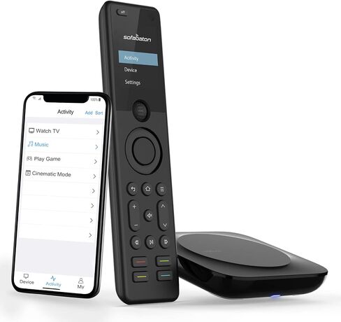 SofaBaton X1 Universal Remote, Smart Remote Control, Control Up to 60 IR/Bluetooth/WiFi Devices, Customize Activities, with Hub and App in Saudi Arabia
