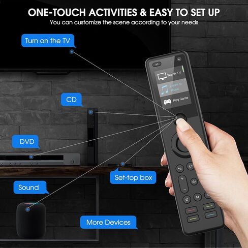 SofaBaton X1 Universal Remote, Smart Remote Control, Control Up to 60 IR/Bluetooth/WiFi Devices, Customize Activities, with Hub and App in Saudi Arabia
