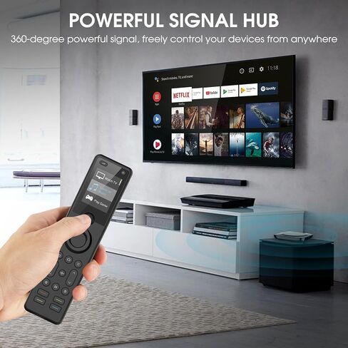 SofaBaton X1 Universal Remote, Smart Remote Control, Control Up to 60 IR/Bluetooth/WiFi Devices, Customize Activities, with Hub and App in Saudi Arabia