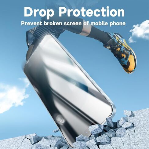2 Pack for iPhone 16 Pro Screen Protector, [9H Hardness] Tempered-Glass Screen Protector with Auto-Alignment Kit, HD Clear, Scratch Resistant in Saudi Arabia