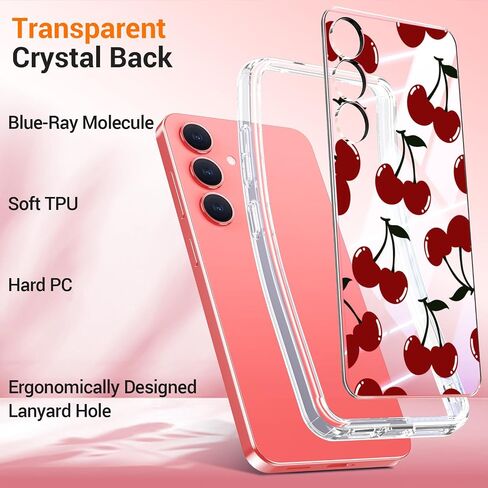 بيكول لـ Samsung Galaxy S25 Plus مع واقي الشاشة ، وحماية الكاميرا المحسنة ، وغطاء واضح مع تصميمات عصرية للنساء الفتيات ، وحالة الهاتف الواقية النحيف ، والزهور المزهرة in Saudi Arabia
