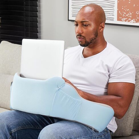 Lap Desk with Cushion, Soft Laptop Pillow for Lap, Portable Desk Pillow, Gaming Pillow Work Pillow for Bed,Couch, Car in Saudi Arabia