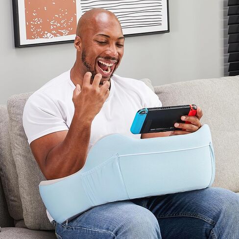 Lap Desk with Cushion, Soft Laptop Pillow for Lap, Portable Desk Pillow, Gaming Pillow Work Pillow for Bed,Couch, Car in Saudi Arabia