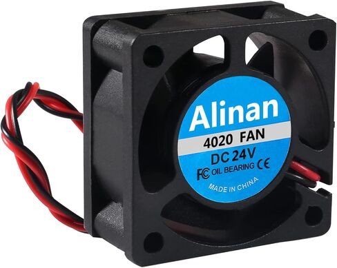Alinan 6pcs 4020 12V Sleeve Bearing Brushless Cooling Fan 40 * 40 * 20MM with 2PIN Terninal 3D Printer Cooling Fan Computer Fan in Saudi Arabia