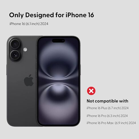 2-Pack iPhone 16 Pro Max Screen Protector [Auto-Align Kit][Bubble-Free][Dust-Resistant] Ultra HD Clear, 9H Tempered Glass, Case-Friendly Design in Saudi Arabia